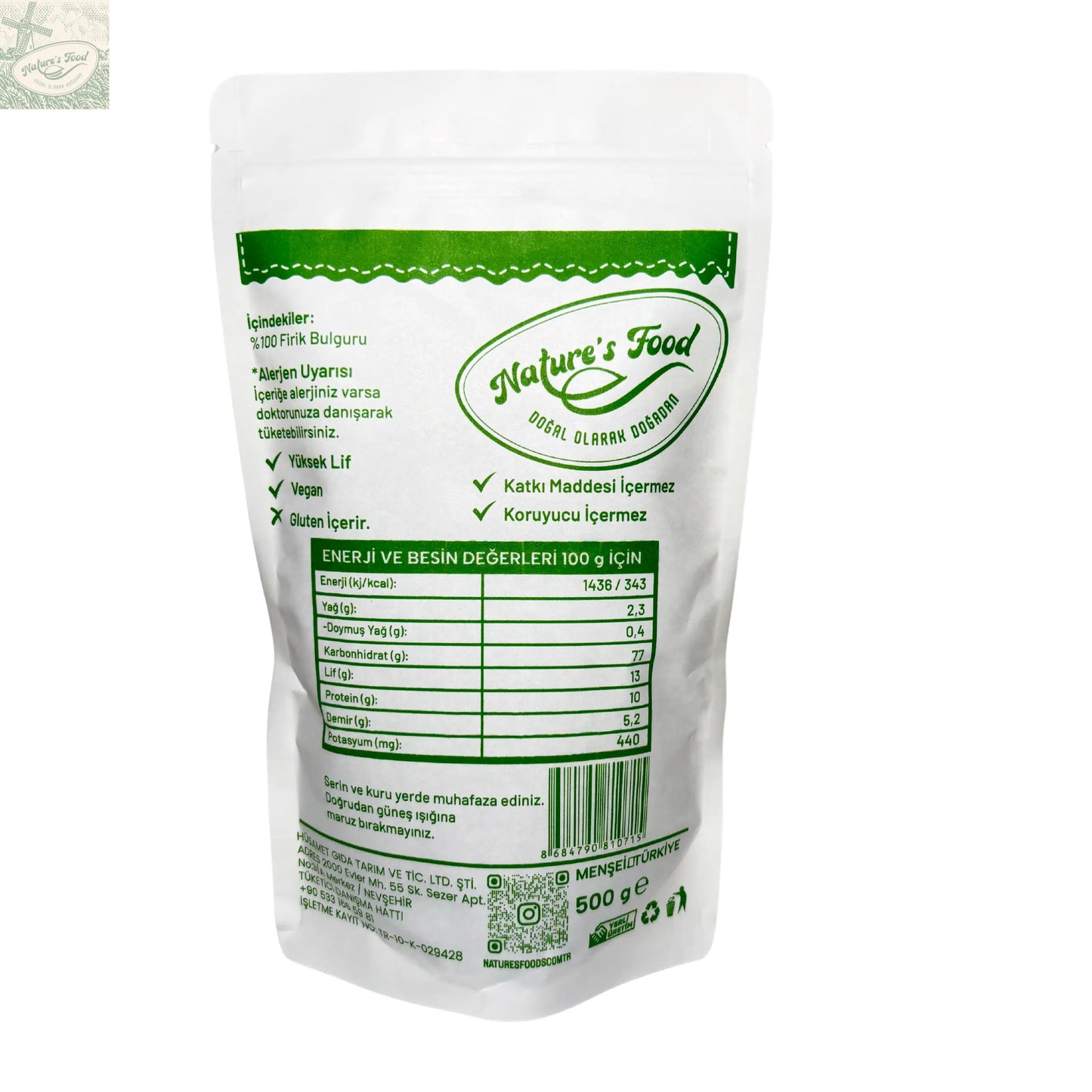 Firik Bulguru Nature's Food