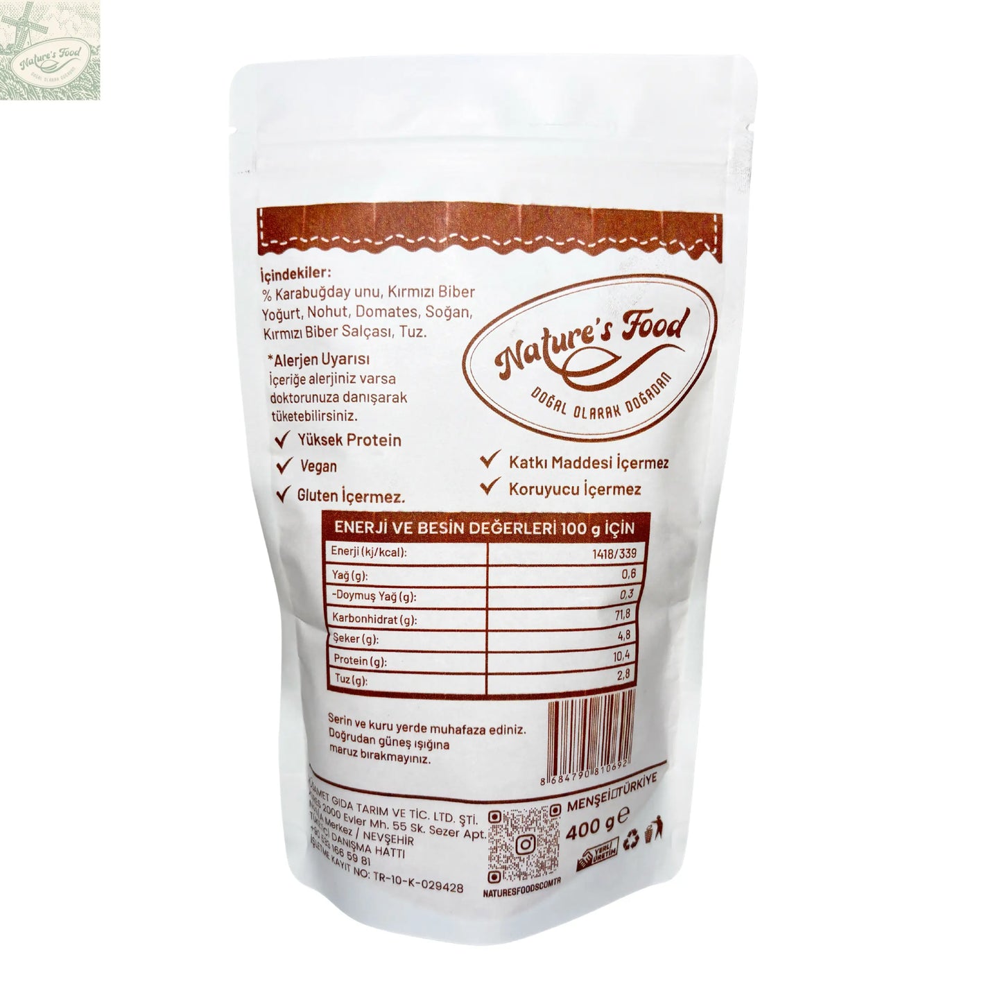 Karabuğday Tarhanası Nature's Food