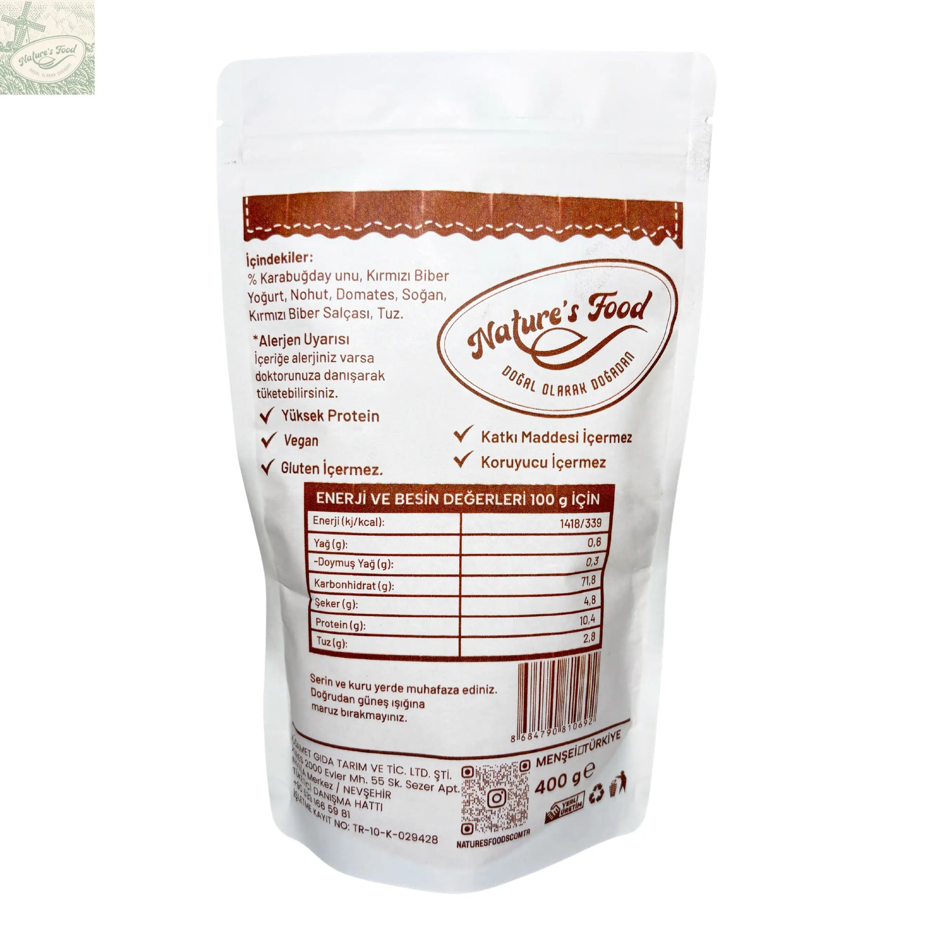 Karabuğday Tarhanası Nature's Food