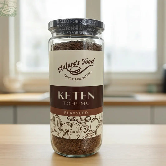 Keten Tohumu Cam Kavanoz Net 320gr Nature's Food