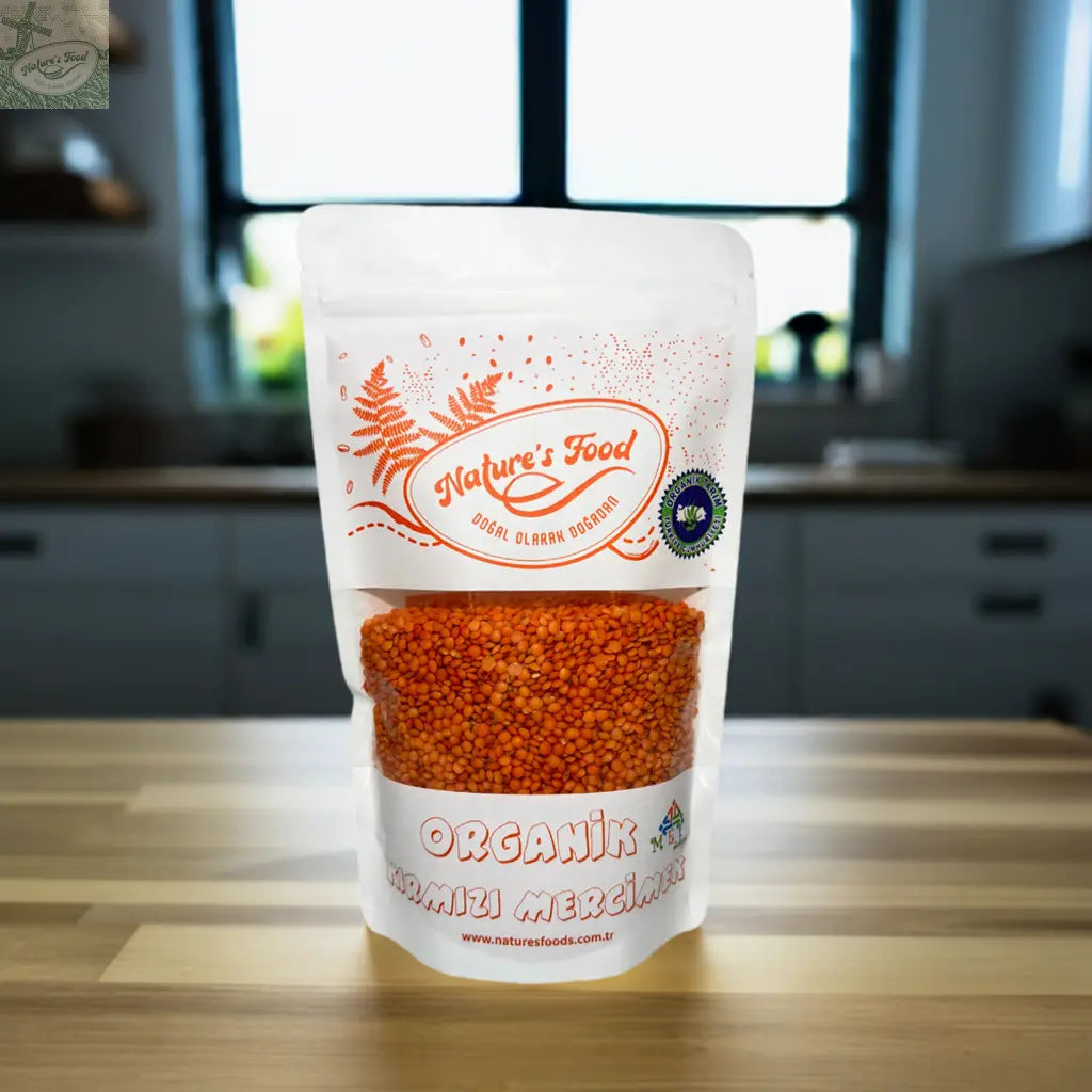 Organik Kırmızı Mercimek Nature's Food