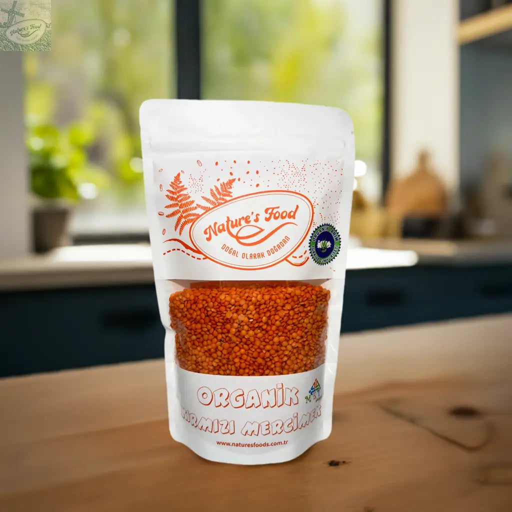 Organik Kırmızı Mercimek Nature's Food