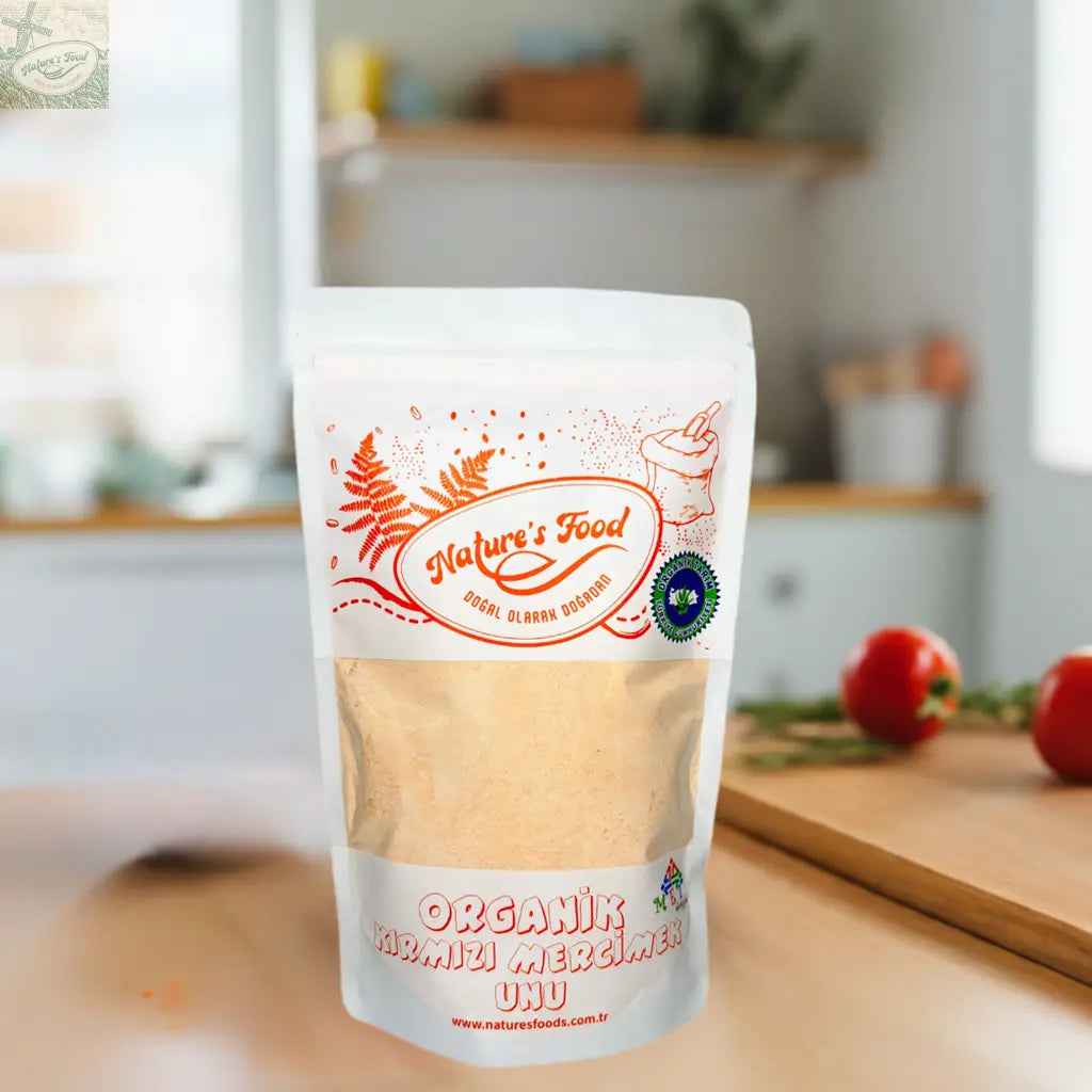 Organik Kırmızı Mercimek Unu Nature's Food