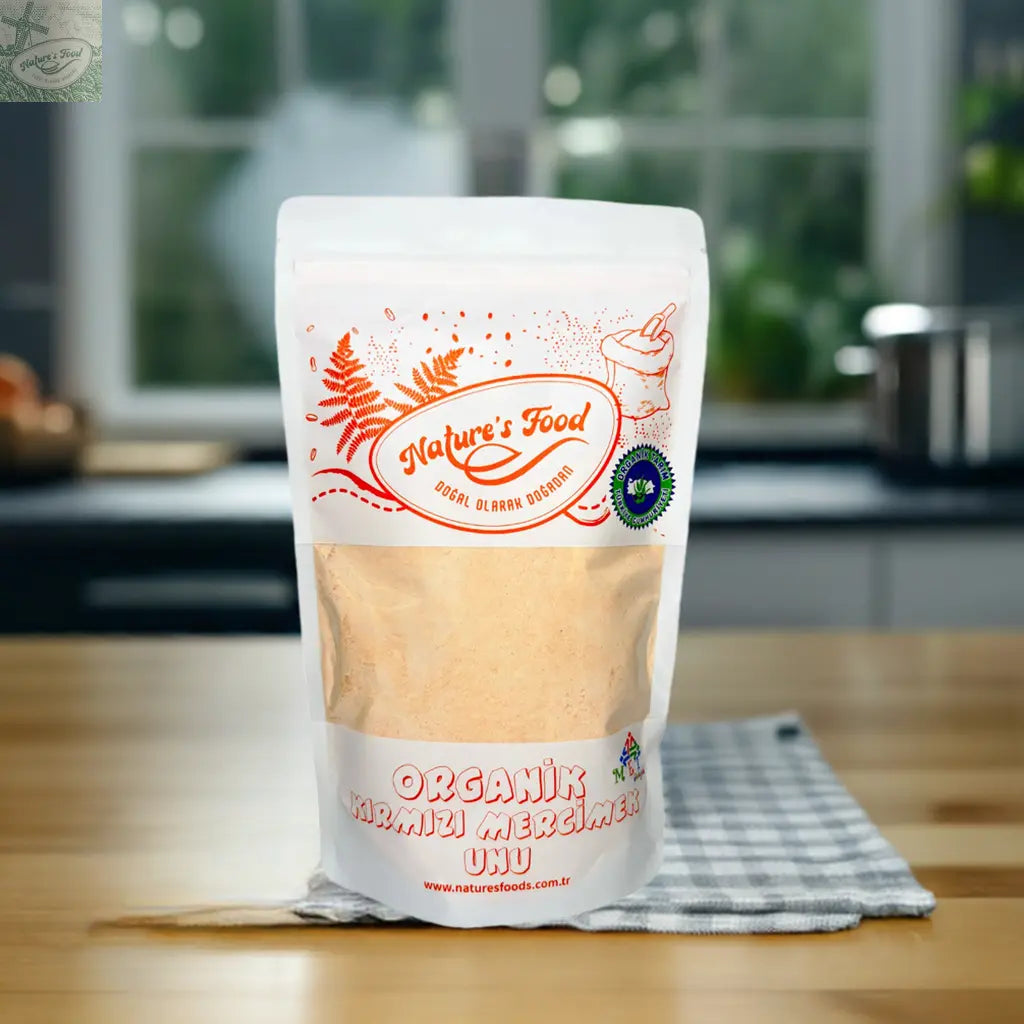 Organik Kırmızı Mercimek Unu Nature's Food