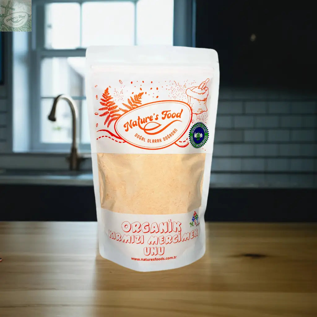 Organik Kırmızı Mercimek Unu Nature's Food