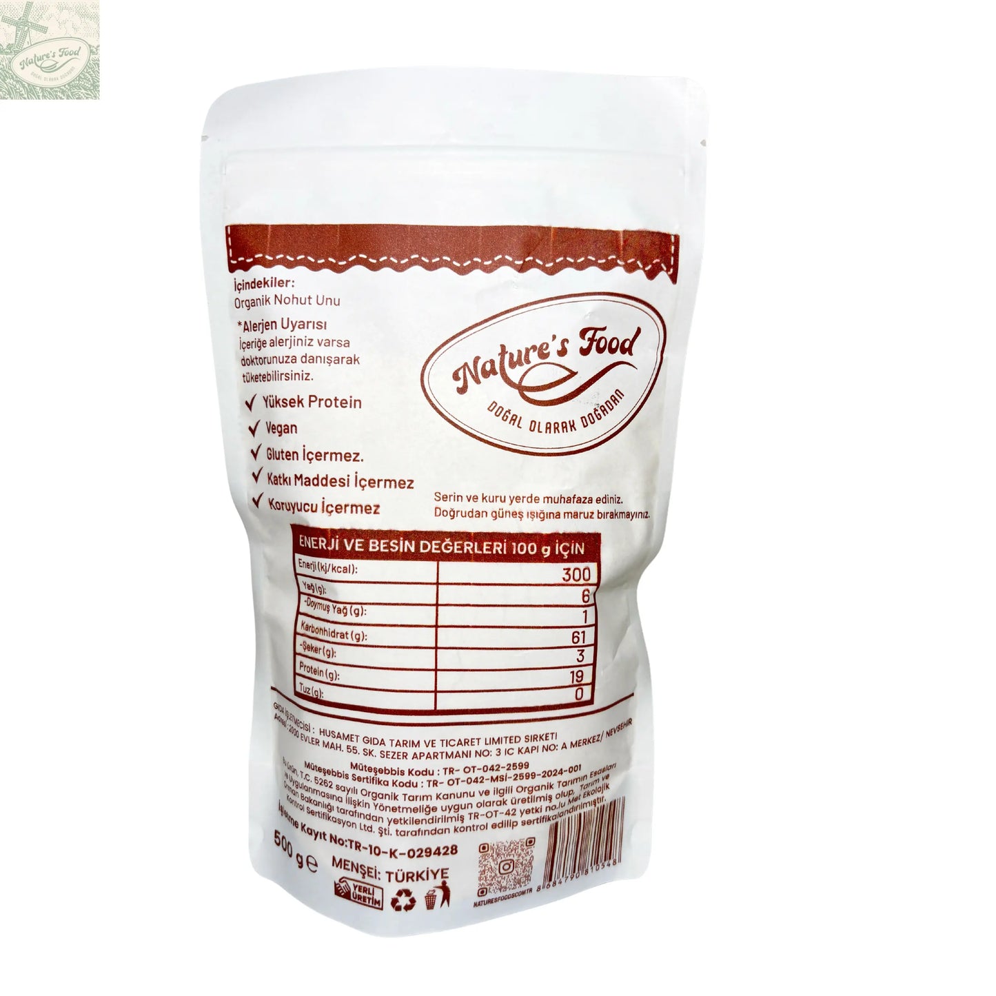 Organik Nohut Unu Nature's Food