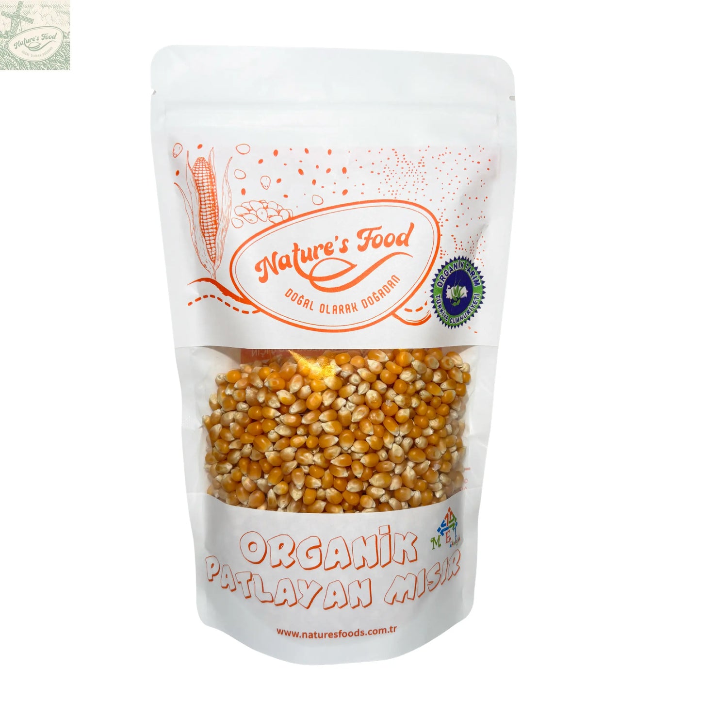 Organik Patlayan Mısır Nature's Food