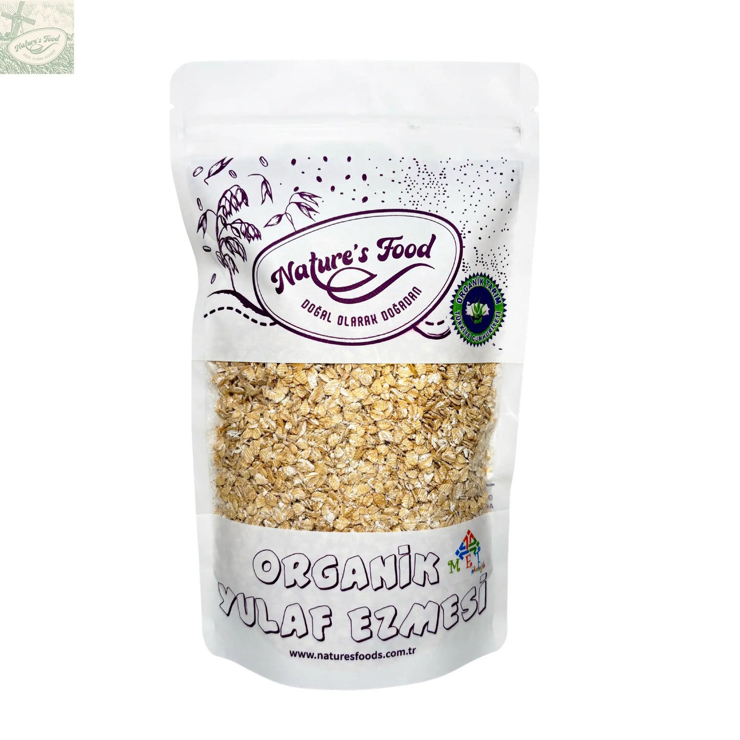 Organik Yulaf Ezmesi Nature's Food