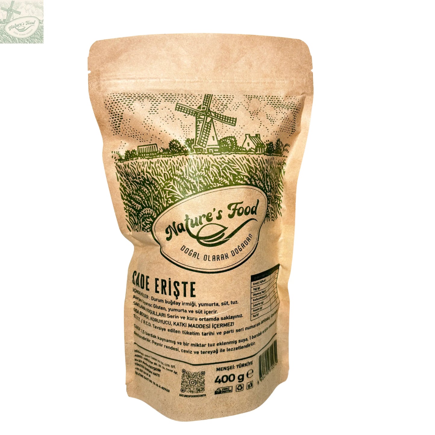 Sade Erişte Nature's Food