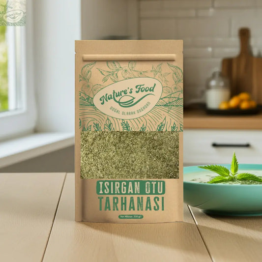 Isırgan Otu Tarhanası 250gr Doğal Isırgan Otundan Koruyucu Katkı Maddesi İçermez Nature's Food