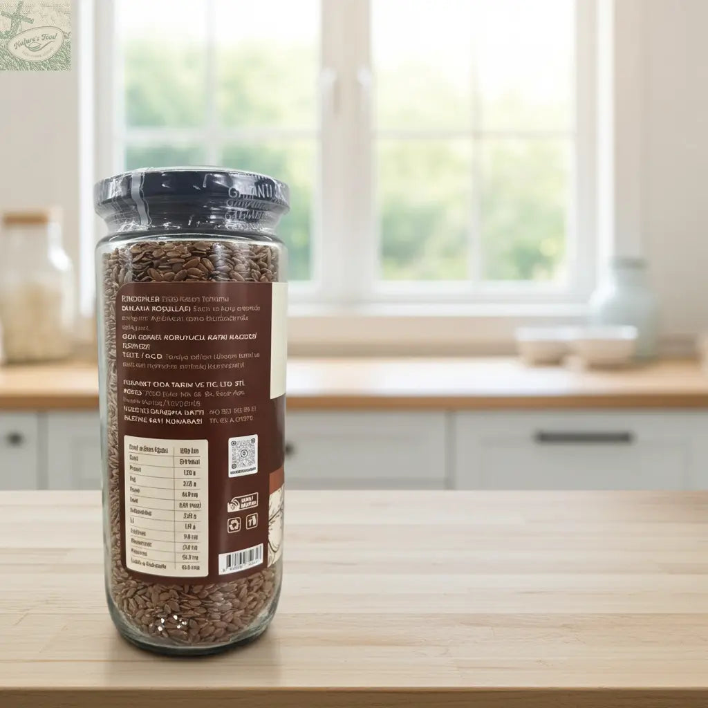 Keten Tohumu Cam Kavanoz Net 320gr Nature's Food