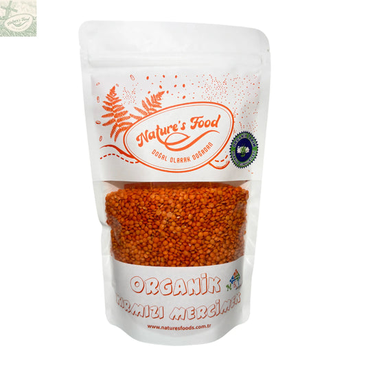 Organik Kırmızı Mercimek Nature's Food